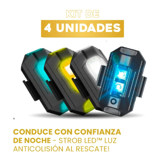 STROB LED™   | Kit de 4 Unidades
