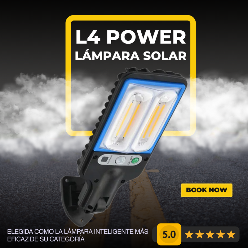 LAMPARA SOLAR L4 POWER - ENVÍO GRATIS - PAGA AL RECIBIR 📦