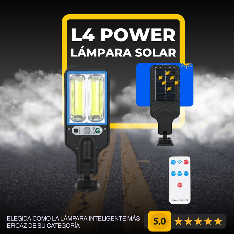 LAMPARA SOLAR L4 POWER - ENVÍO GRATIS - PAGA AL RECIBIR 📦
